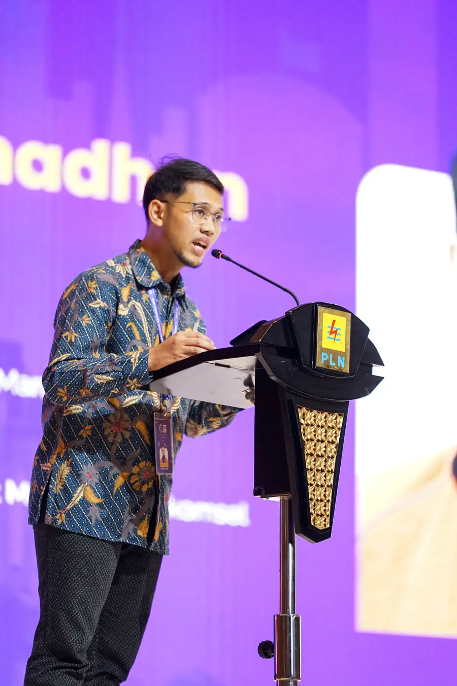 Rizky A. Ramadhan delivering opening remarks